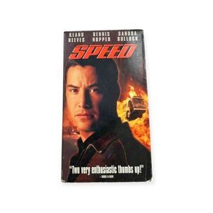 Speed VHS 1994 Movie Keanu Reeves Sandra Bullock Action Thriller 086162863837